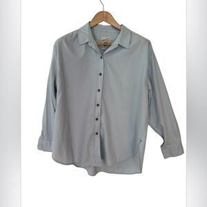 Women’s Sky Blue Oversized Button-Down Shirt – Universal Thread, Size L